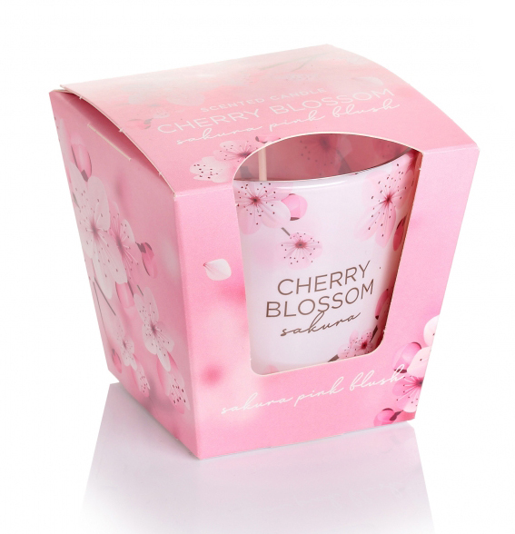 BARTEK СВЕЧИ Ароматизированные  Cherry Blossom Sakura Pink Blush 115гр
