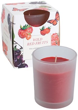ROURA Свеча Ароматизированная в стакане Ягоды фрукты 85*70 (WILD RED FRUITS) в кор. 6шт