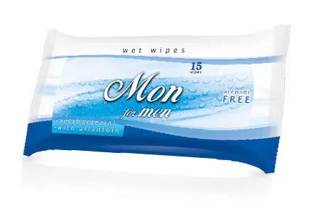 Wet Wipes Mon For Men antibacterial with allantoin