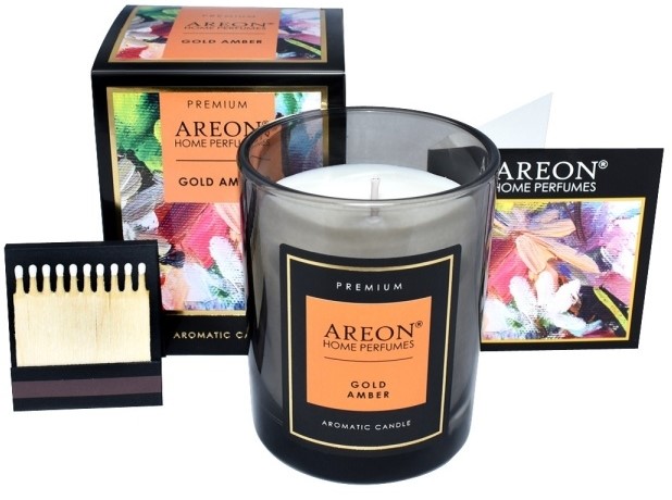 Areon Premium Candle  Gold Amber