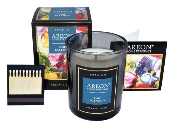 Areon Premium Candle  Fine Tobacco