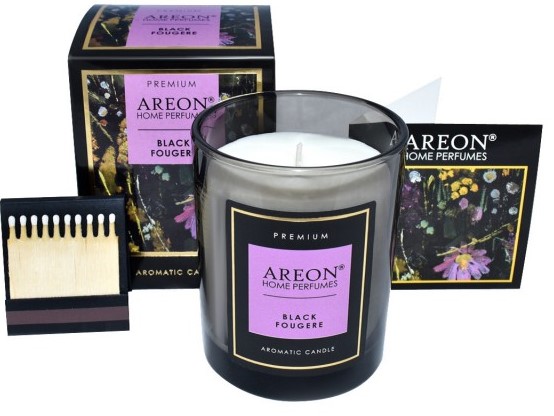 Areon Premium Candle  Black Fougere